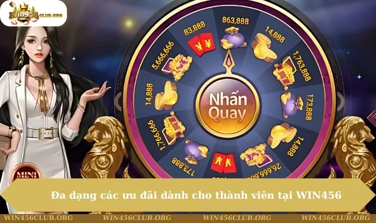 Giới Thiệu WIN456 109 Đa dạng các ưu đãi tặng thưởng dành cho thành viên tại WIN456