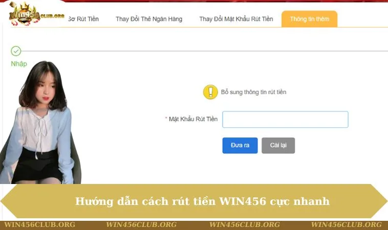Trang chủ 14 Hướng dẫn cách rút tiền WIN456 cực nhanh
