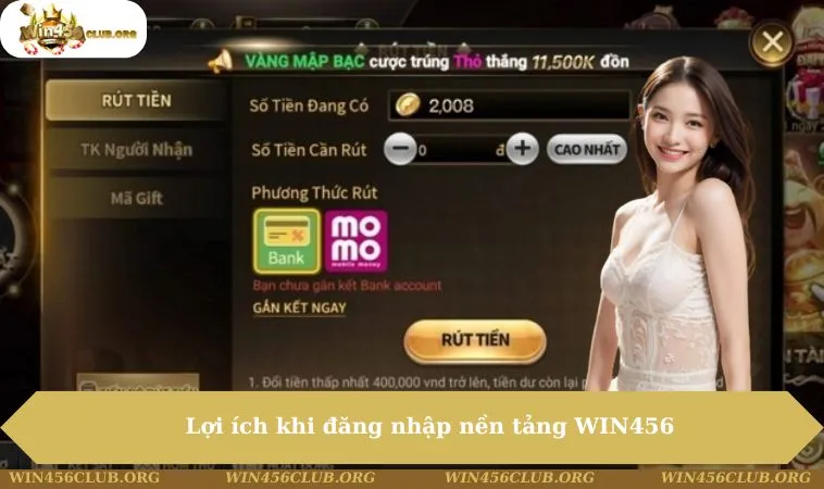 Đăng Nhập WIN456 180 Lợi ích khi đăng nhập nền tảng WIN456