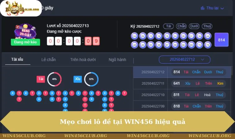Lô Đề WIN456 260 Mẹo chơi lô đề tại WIN456 hiệu quả